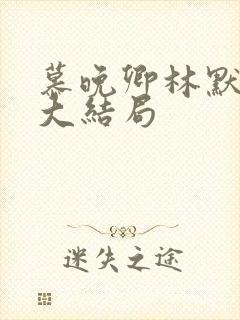 慕晚卿林默小说大结局