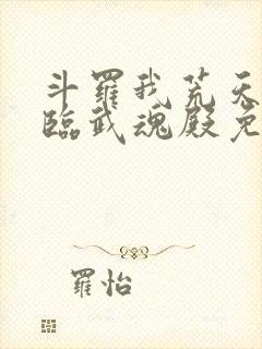 斗罗我荒天帝降临武魂殿免费阅读