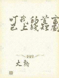 叮我的首富老公已上线短剧免费观看