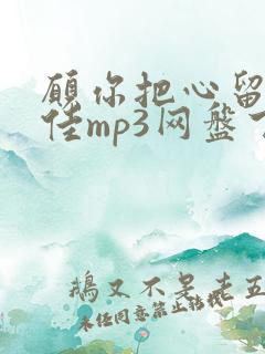 愿你把心留陈汝佳mp3网盘下载