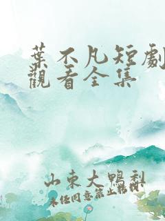 叶不凡短剧免费观看全集