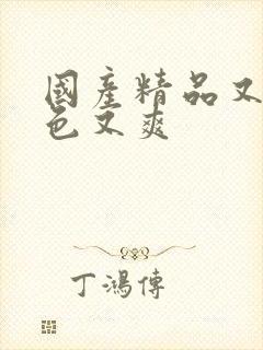 国产精品又黄又色又爽