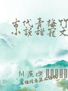 古代青梅竹马的小说甜宠文