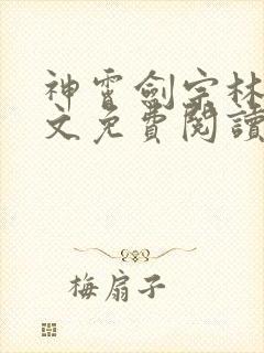 神霄剑宗林枫全文免费阅读