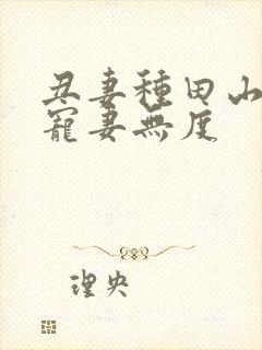 丑妻种田山里汉宠妻无度