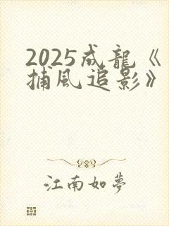 2025成龙《捕风追影》国语版在线观看