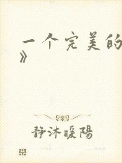 一个完美的结局》