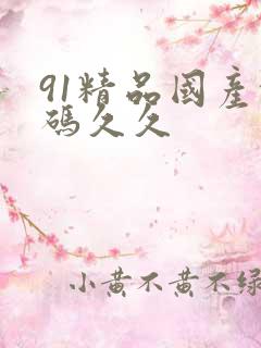 91精品国产乱码久久