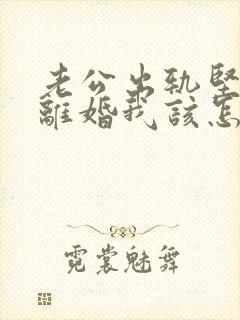 老公出轨坚决要离婚我该怎么办