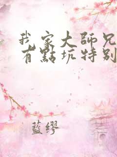我家大师兄脑子有点坑特别篇