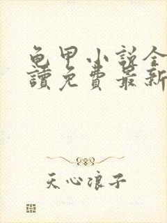 龟甲小说全文阅读免费最新章节