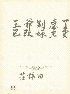 王爷别虐了王妃已改嫁免费阅读