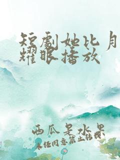 短剧她比月光更耀眼播放