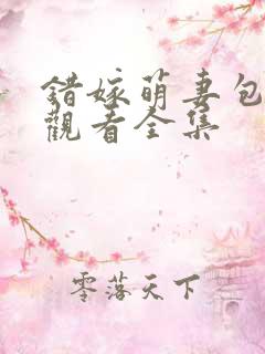 错嫁萌妻包甜的观看全集