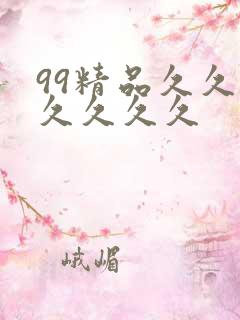 99精品久久久久久久久