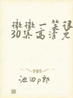 微微一笑很倾城30集高清免费观看