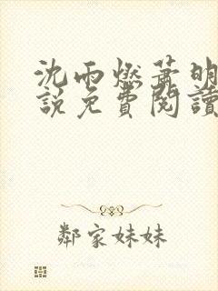 沈雨燃萧明彻小说免费阅读