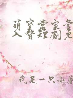 萌宝当家爹地求入赘短剧免费观看