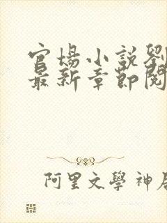 官场小说刘志中最新章节阅读全文