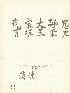 我家大师兄脑子有坑三季免费观看全集