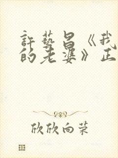 许艺昌《我朋友的老婆》正片