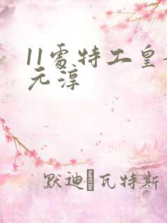 11处特工皇妃元淳