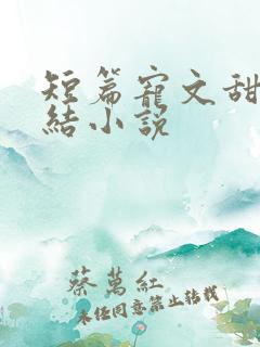 短篇宠文甜文完结小说