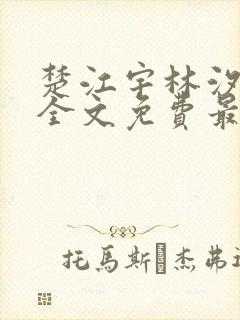 楚江宇林汐小说全文免费最新更新章节阅读