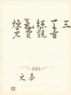 炼气练了三千年免费观看