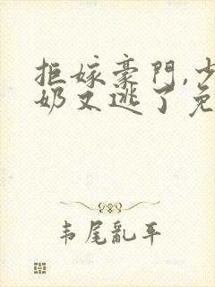 拒嫁豪门,少奶奶又逃了免费在线阅读