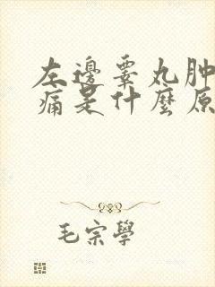 左边睾丸肿大疼痛是什么原因