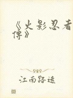 《火影忍者疾风传》