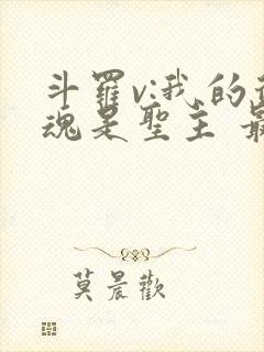 斗罗v:我的武魂是圣主 最新章节