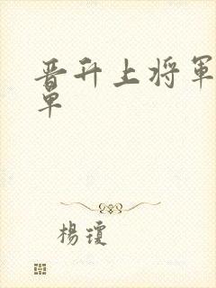 晋升上将军衔名单