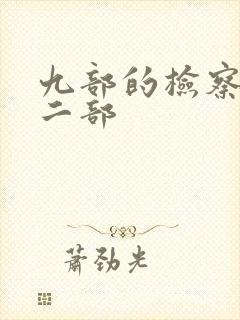 九部的检察官第二部