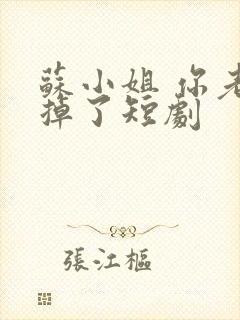 苏小姐 你老公掉了短剧