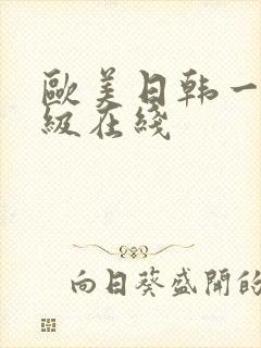 欧美日韩一级二级在线