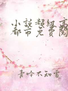 小说超级高手在都市免费阅读全文