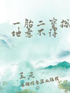 一胎二宝总裁爹地惹不得