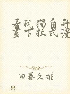 看我独自升级漫画下拉式漫画