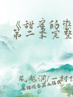 《甜蜜的惩罚》第二季完整版真人