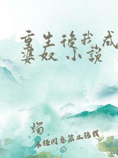 重生后我成了老婆奴 小说