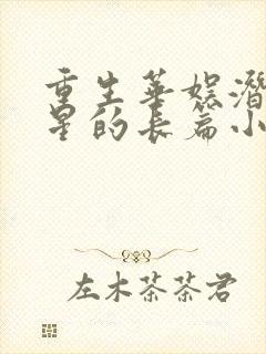 重生华娱潜女明星的长篇小说