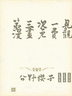 第三次一见钟情漫画免费观看下拉式