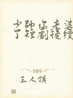 少帅你老婆又跑了短剧后续