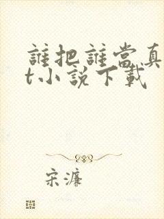 谁把谁当真txt小说下载