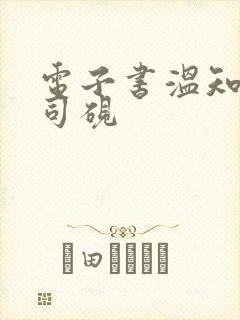 电子书温知羽霍司砚