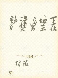 动漫《地下偶像》双男主在线观看