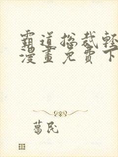 霸道总裁轻轻爱漫画免费下拉式六漫画免费