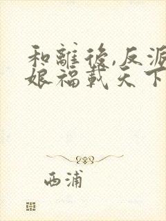 和离后,反派后娘福载天下短剧